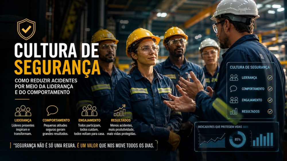 Cultura de Segurança: Como Reduzir Acidentes por Meio da Liderança e do Comportamento
